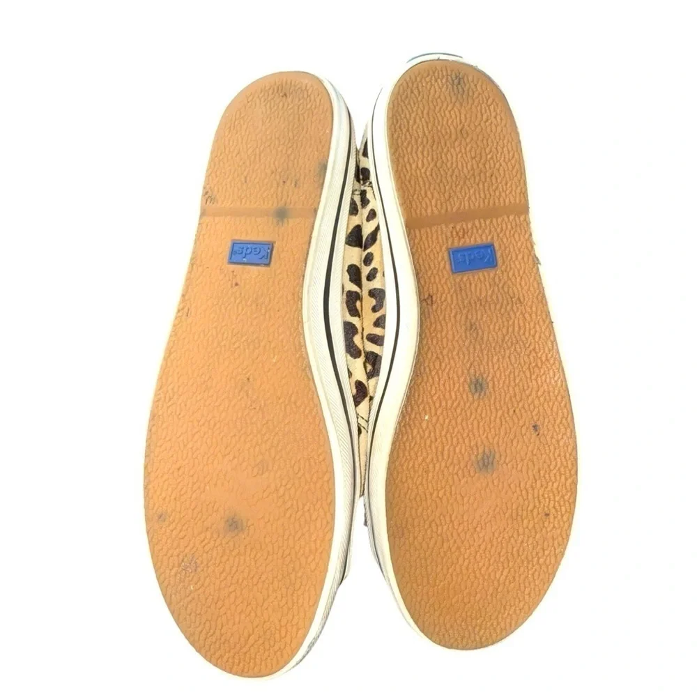 Kate Spade x Keds ‘Kickstart’ Leopard Calf Hair Low Top Sneaker